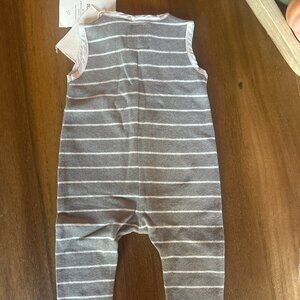 Play Up Striped Baby Onesie (Size 6M)